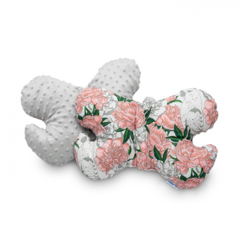 5903076304773 butterfly pillow flowers grey